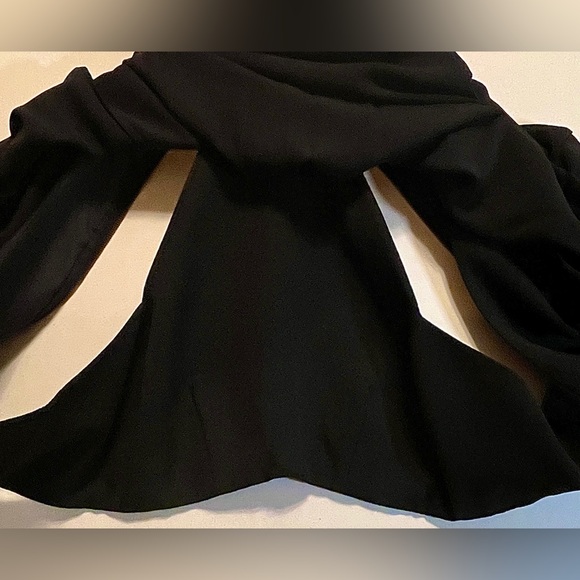 Robert Rodriguez Illusion Open Back Black Blouse Sz L - Picture 8 of 11